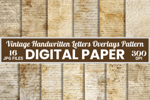 Download Vintage Handwritten Letters Overlays - Vintage Collection