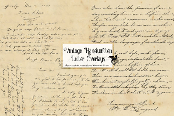 Download Vintage Handwritten Letters Overlays - Vintage Collection
