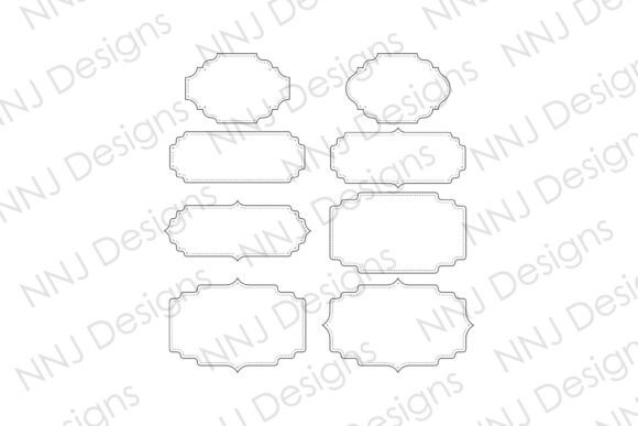 Download 8 Vintage Decorative Frames SVG - Vintage Collection
