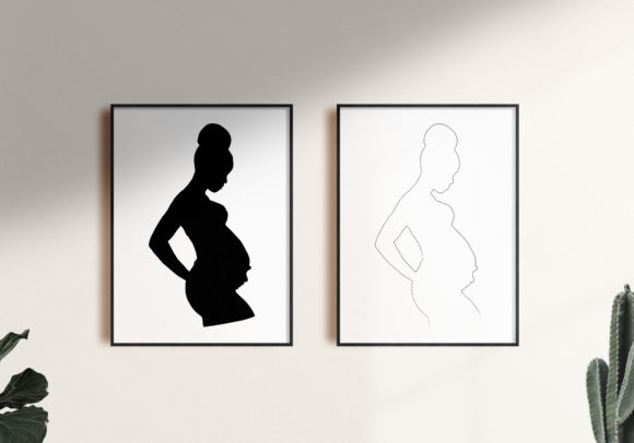 Download 2 Piece Wall Art, Pregnant Woman - Piece Collection