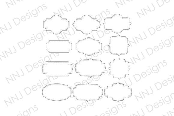 Download 12 Vintage Decorative Frames SVG - Vintage Collection